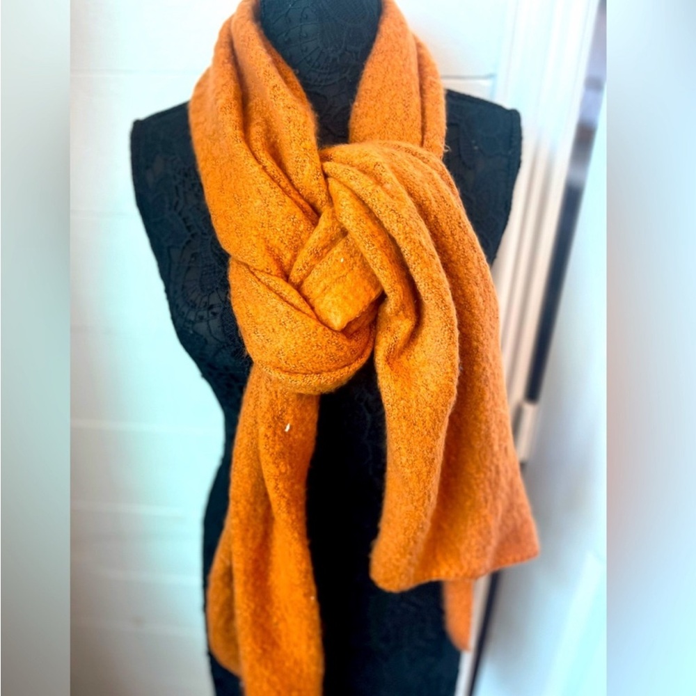 Burnt orange scarf